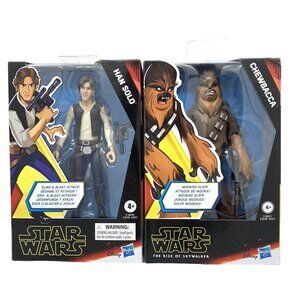 Star Wars Han Solo Chewbacca Galaxy of Adventures Action Figure 5 Inch